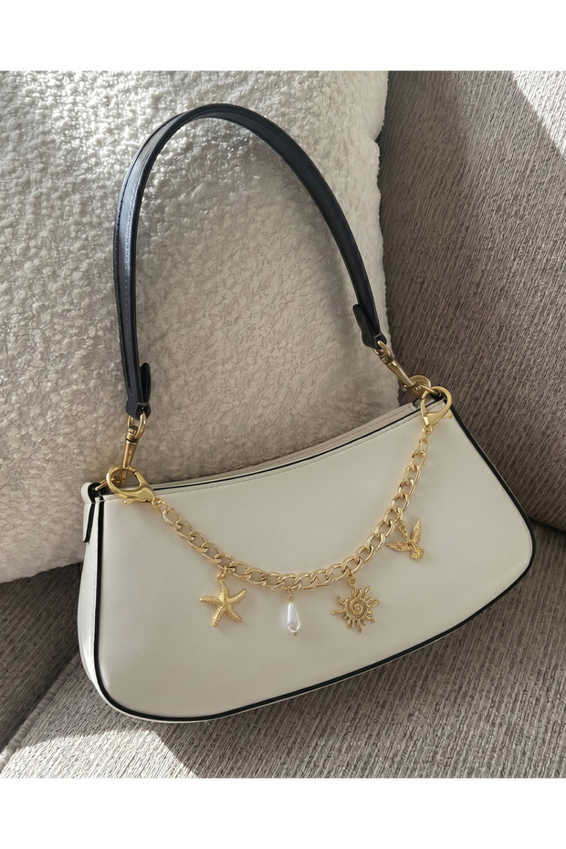 Gold Plated Sea-Themed Multi-Figure Bag Charm