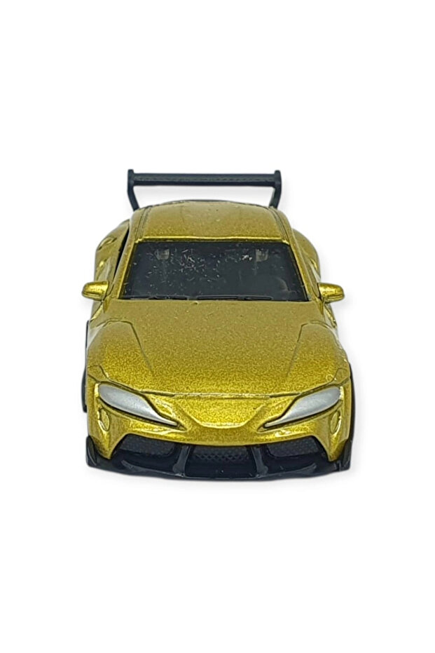 Pull and Drop Metal Small Cars 8 cm - 6411A-13 - Gold - 1 Pc