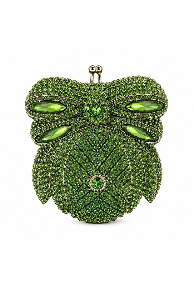 Luxury Crystal Butterfly Clutch Bag for Women