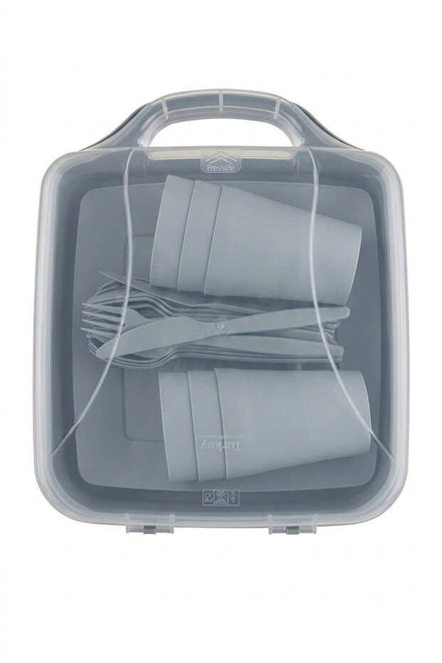 Portable Picnic Set - 32 Pieces - Bpa Free - Set with Bag