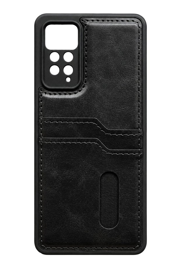 Spt-Gld Redmi Note 12 Pro 4g Case Sara Leather Case with Business Card Holder (141206) - Black