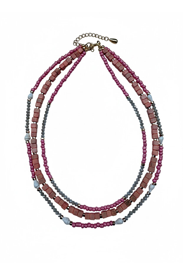 Beads United Triple Necklace