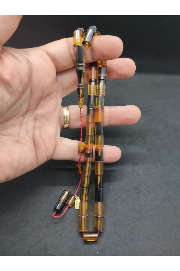 Uğur Şener Masterpiece 0.6 Transparent Delim Double Layer Polished Arrow-Like Fire-I Amber Certified 9980