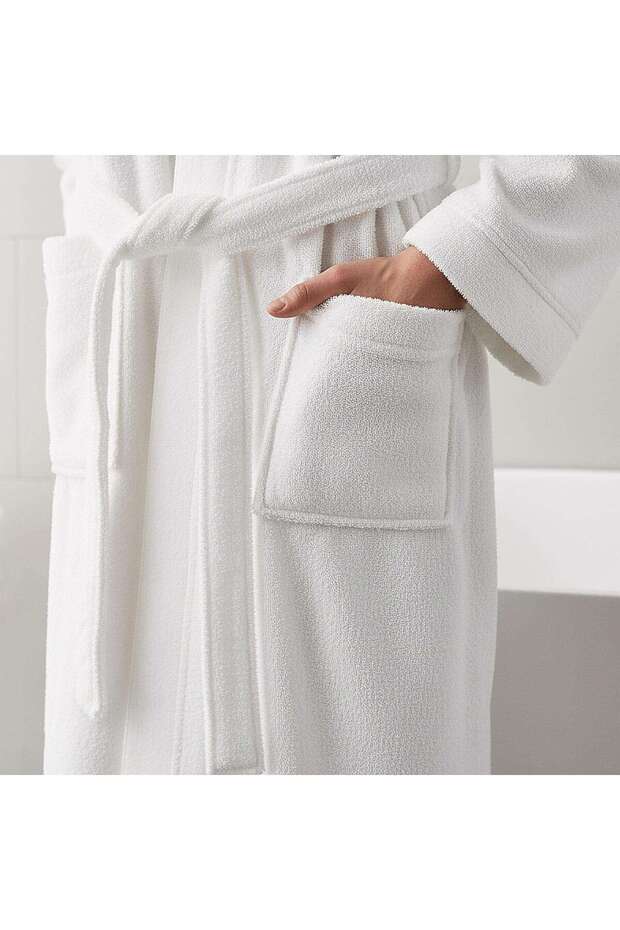 Ultra Luxe Turkish Bathrobe S/m-white