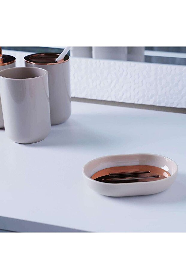 LAZLO SOAP DISH BEIGE