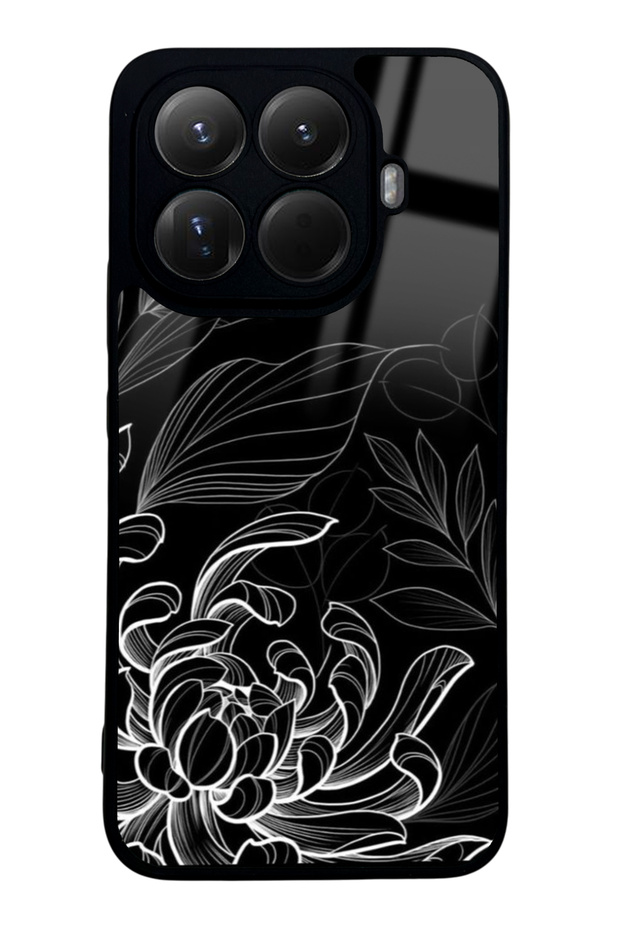 Xiaomi Mi 15t Pro Glossy Phone Case with Moonlight Leaves Design