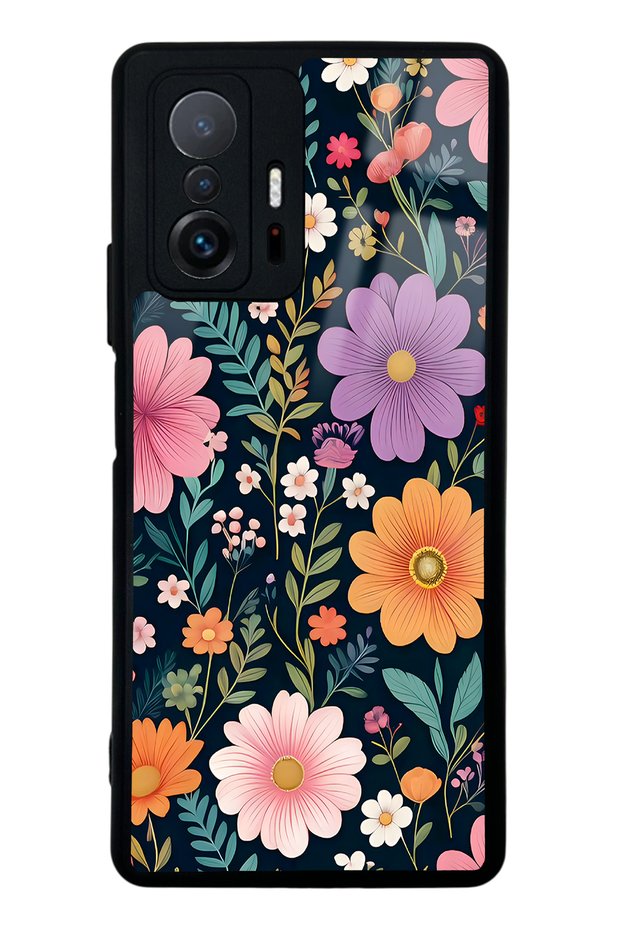 Xiaomi Mi 11t Flowers Design Glossy Phone Case