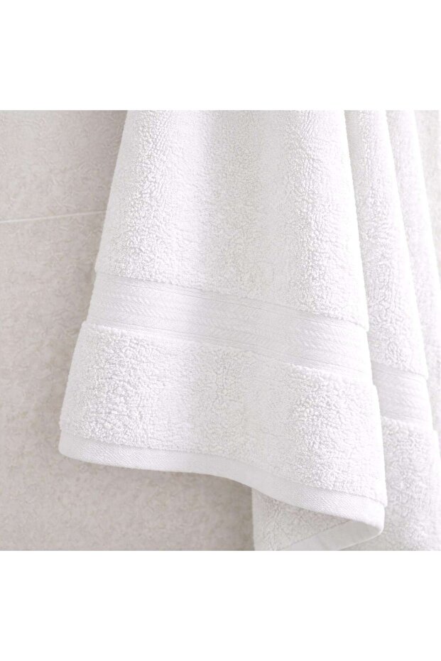 Ultra Luxe 780 Gsm Turkish Cotton Hand Towel 50x90 Cm-white