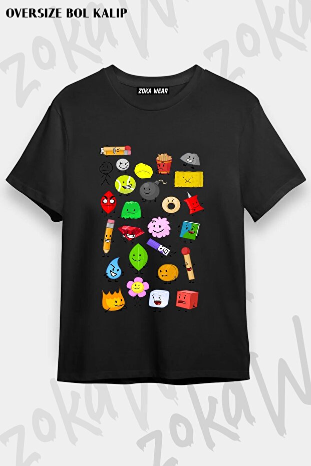 Unisex Loose Fit Bfdi V3 Printed T-Shirt