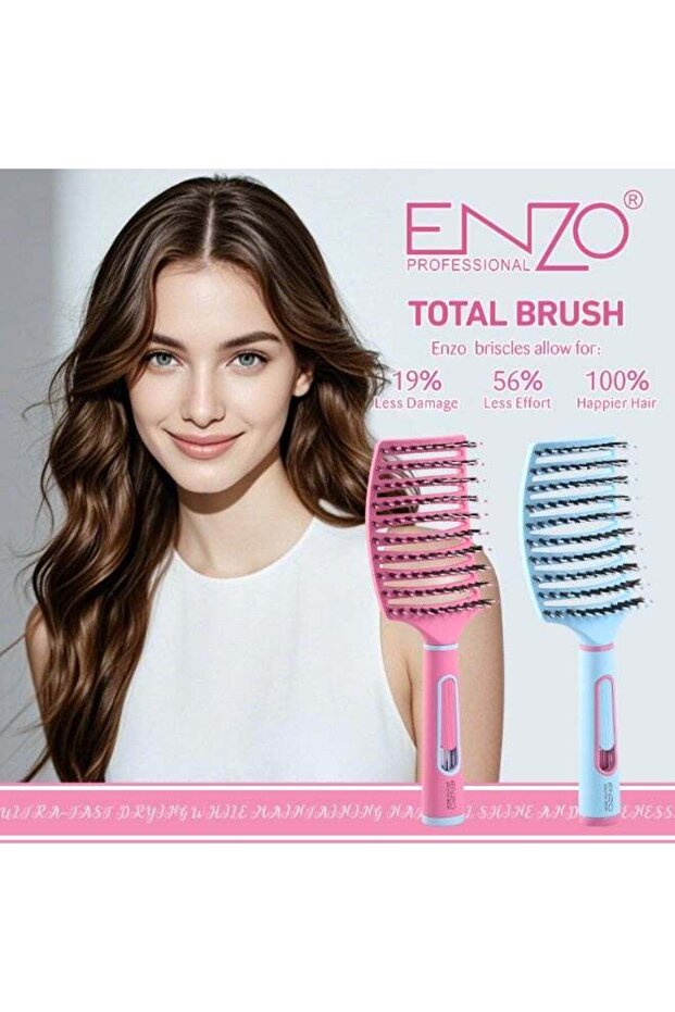 Enzo Advanced Skeleton Brush 9034 Blue Barbie Collection