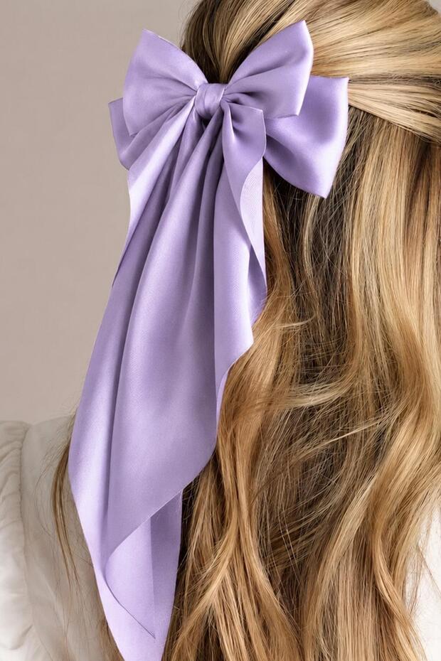 Long Scarf Bow Automatic Bow Buckle
