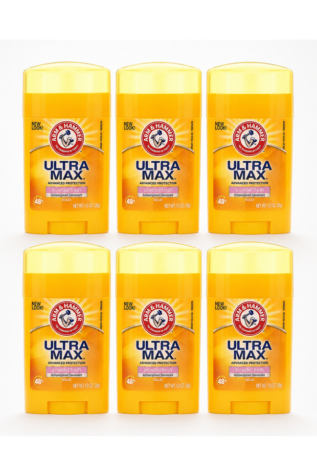 Small solid powder deodorant, 6 pieces - 1
