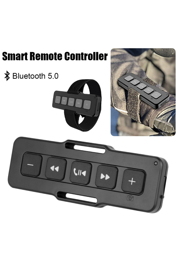 Waterproof Bluetooth Buttons Car Steering Wheel Switch Motorcycle Remote Control Audio MP5 Player...