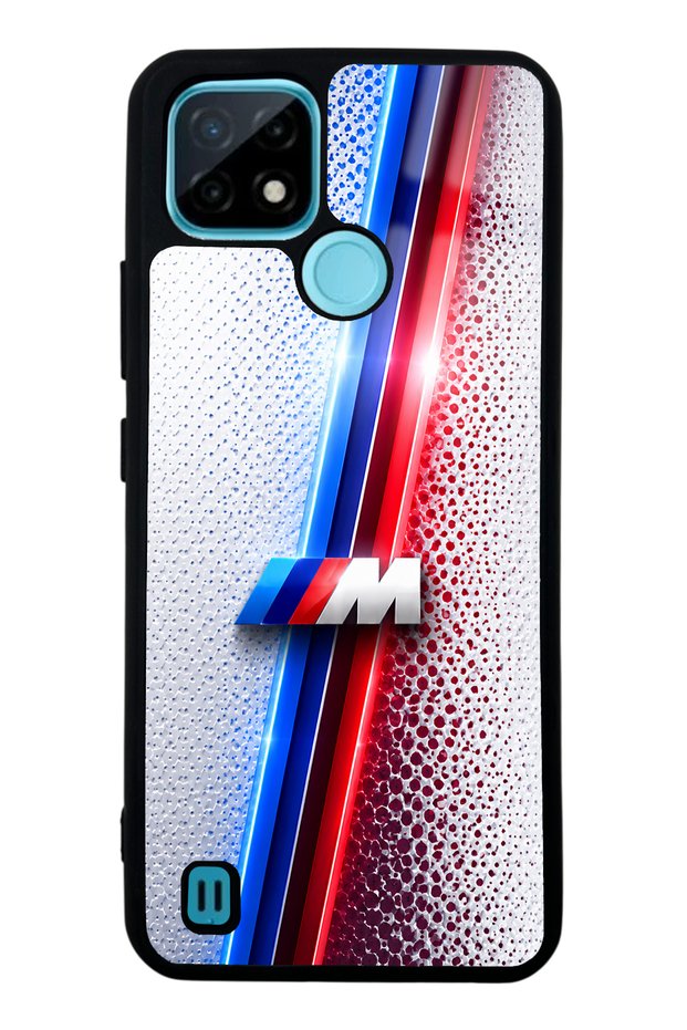 Realme C21 White M2 Design Glossy Phone Case