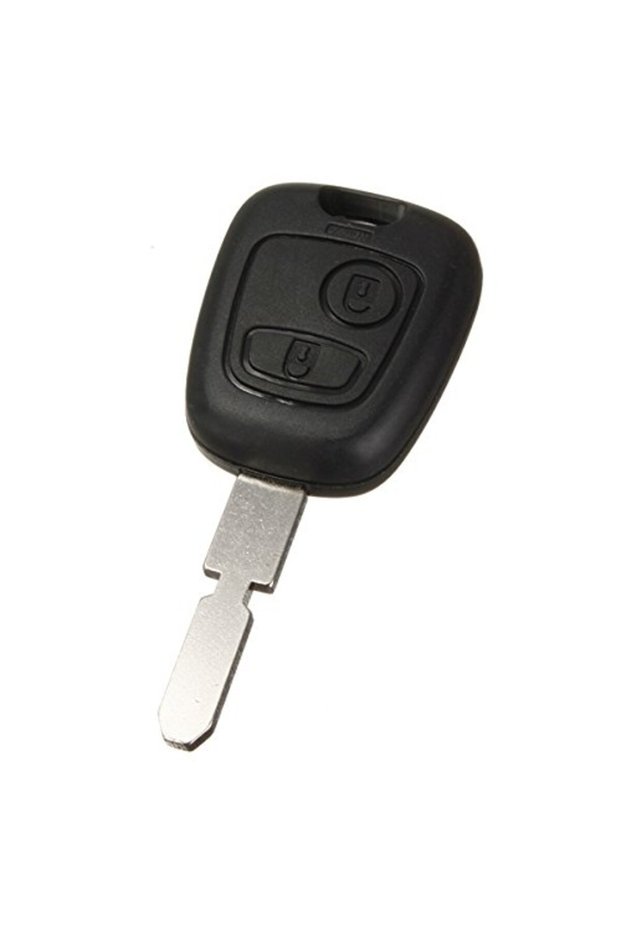 Car Key Shell, Jongo, Replacement for Worn Shell, Compatible with Original Blade, Black