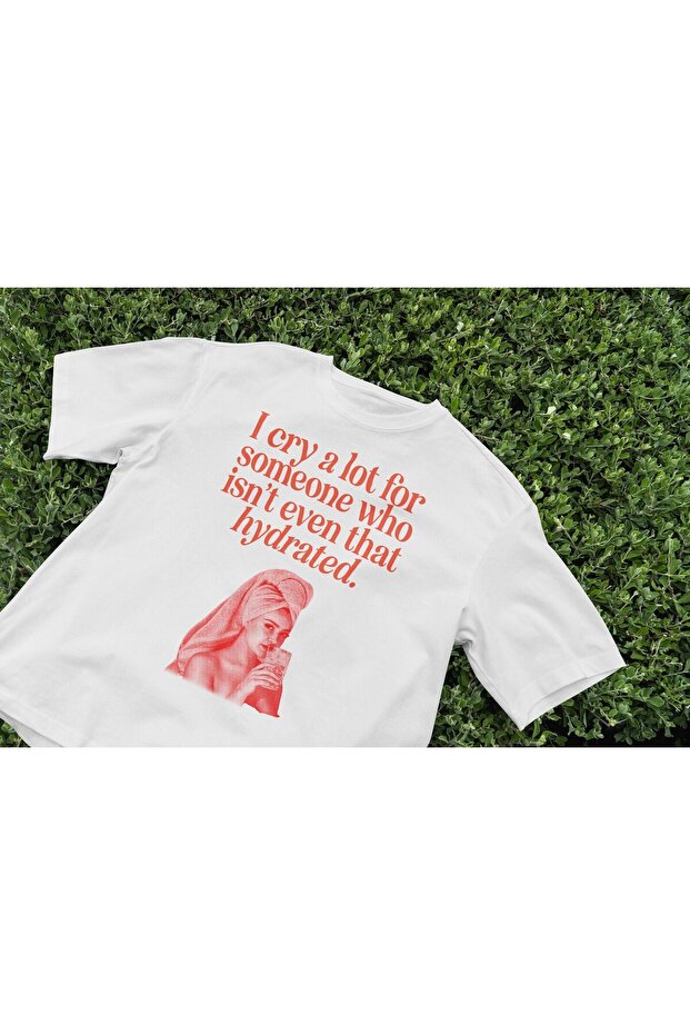 Hydrated Printed Unisex Oversize T-Shirt