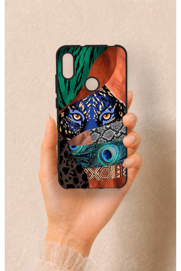 Huawei Y6 2019 Compatible Amazon Tiger Pattern Silicone Case