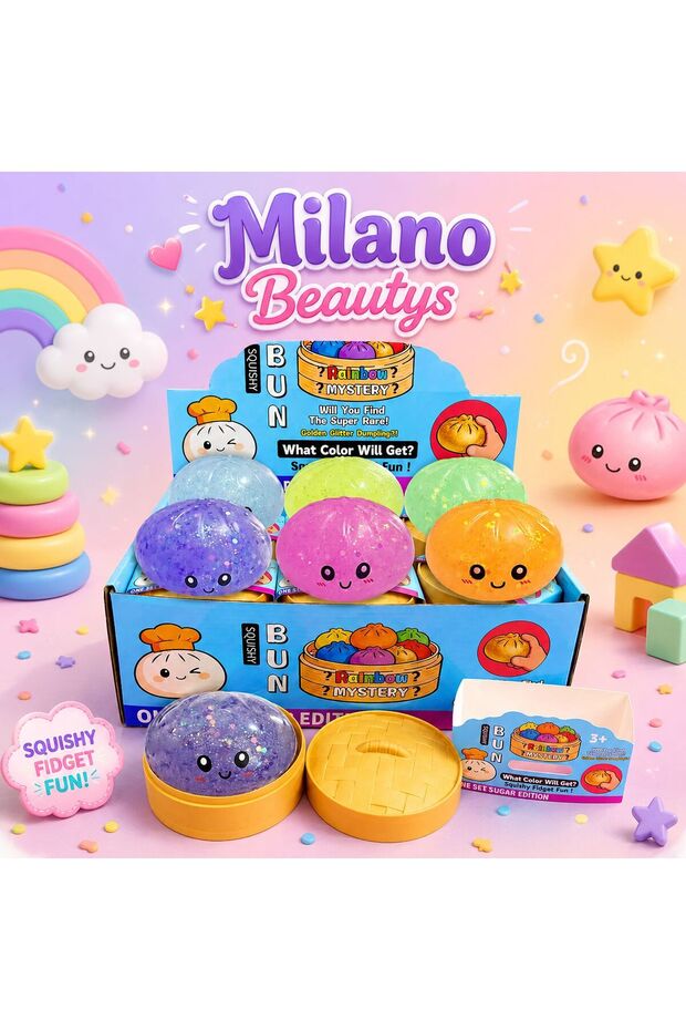 Simli Çin Mantısı Bun Dumpling Squishy