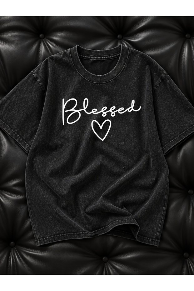 Acid Washed Oversize Unisex T-Shirt Washed Vintage Street Style Street Fashion Cotton Comfortable Fit Daily Wear T-Shirt