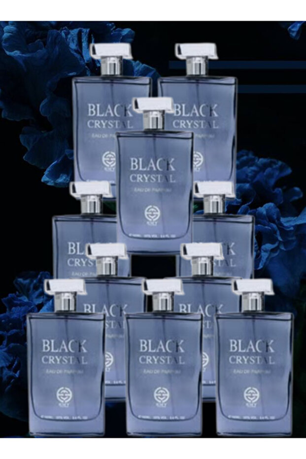 10 قطع من العطر الكريستالي الأسود 100 مل