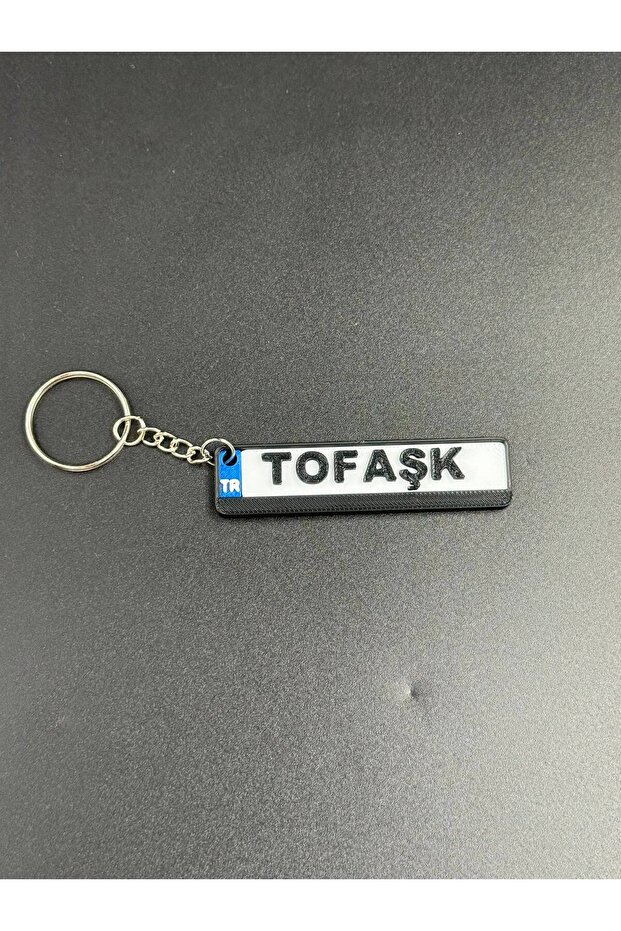 Tofaş Keychain with Special Tofaş License Plate Design for Tofaş Enthusiasts