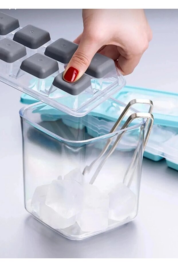 1 Piece Silicone 12 Compartment Bass Finger Ice Mold