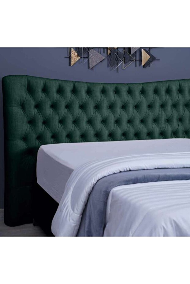 MARS HEADBOARD CHANEL OLIVE GREEN L-140 : H-125 CM