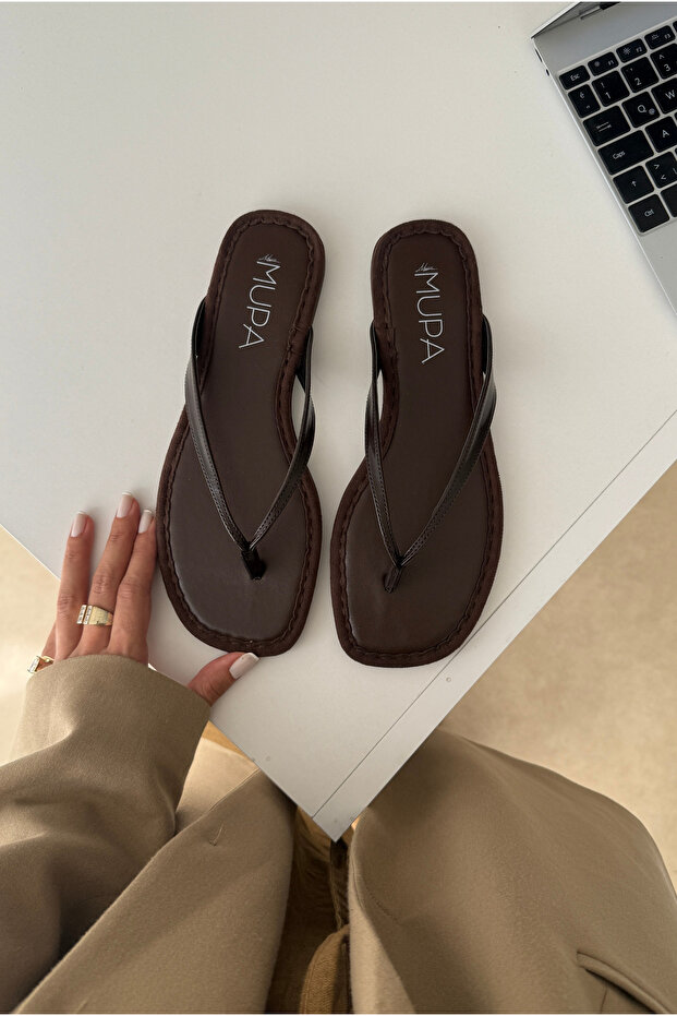 Women's Slippers Bitter Brown