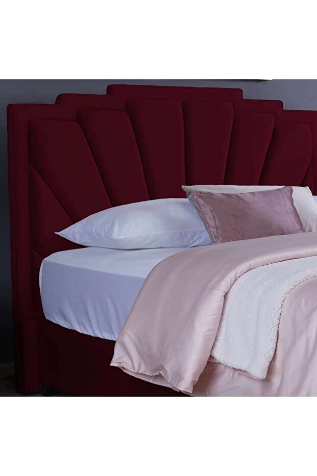 URANUS HEADBOARD VELVET MAROON L-160 : H-125 CM
