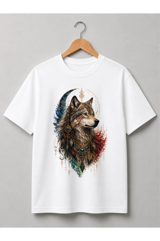 Tunalya Strong Bozkurt Special Design Premium Printed Unisex Cotton T-Shirt - High Quality