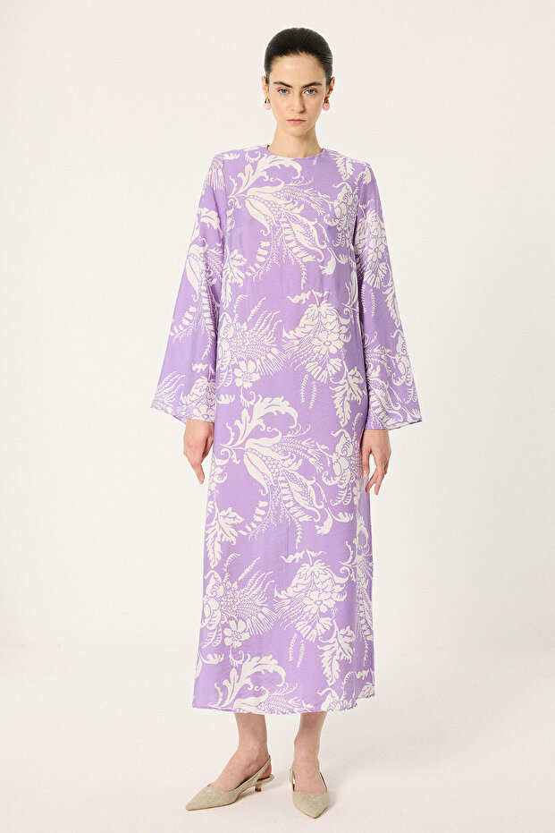 FLOWER PATTERN DRESS - 3