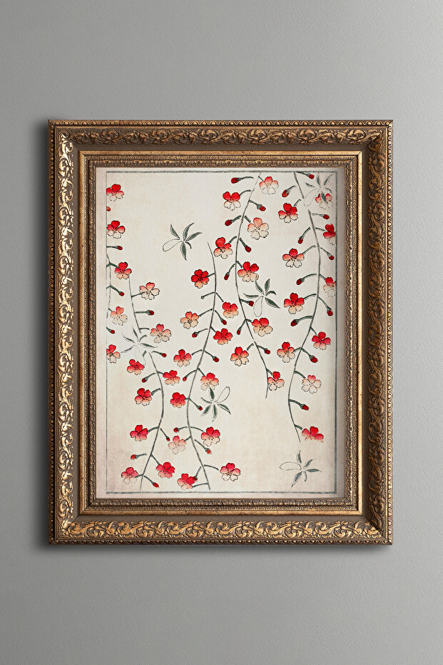 Cherry Blossom - Vintage Patterned Painting - Thick Model