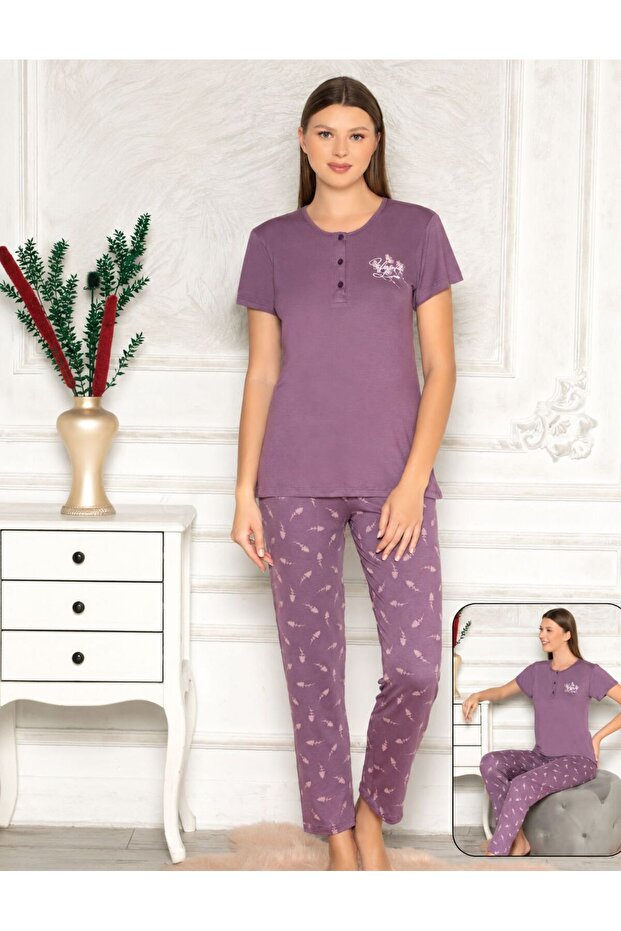 Pajama Set Women's Short Sleeve