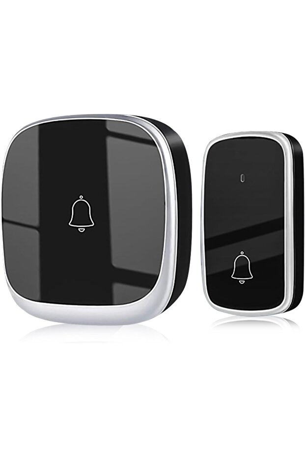 No Battery Required Wireless Doorbell, Waterproof Door Bell Kit, 500ft Range, 38 Chimes, 4 Levels Volume, LED Flash