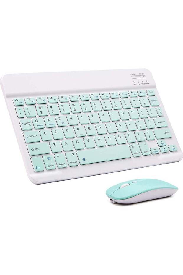 Ultra-Slim Bluetooth Keyboard and Mouse Combo Rechargeable Portable Wireless Keyboard Mouse Set