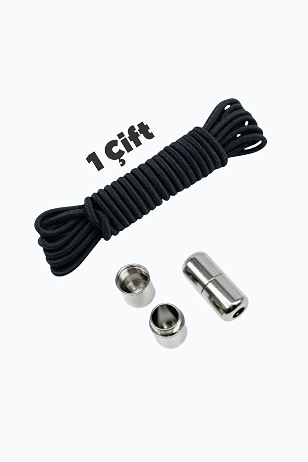 90 cm Practical Elastic Round Laces and Capsule Set