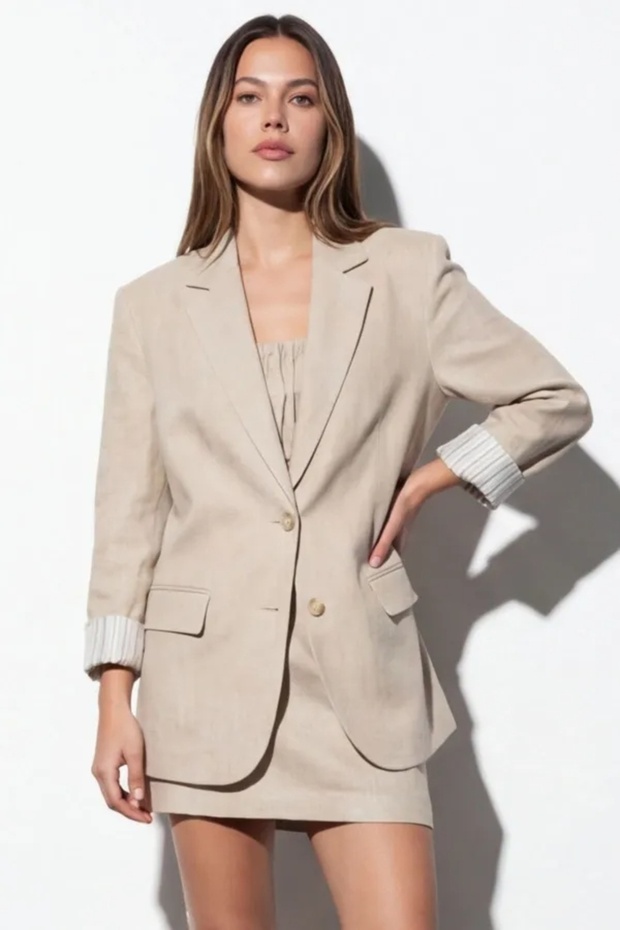 Women's Jacket Ckt02101 Beige