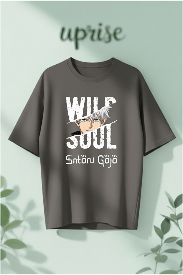 Wild Soul Sotoru Gojo Printed Cotton Oversize T-Shirt