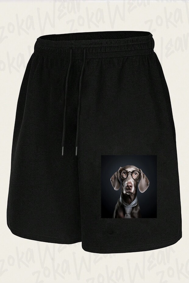 شورت مطبوع بتصميم Mr Weimaraner للجنسين