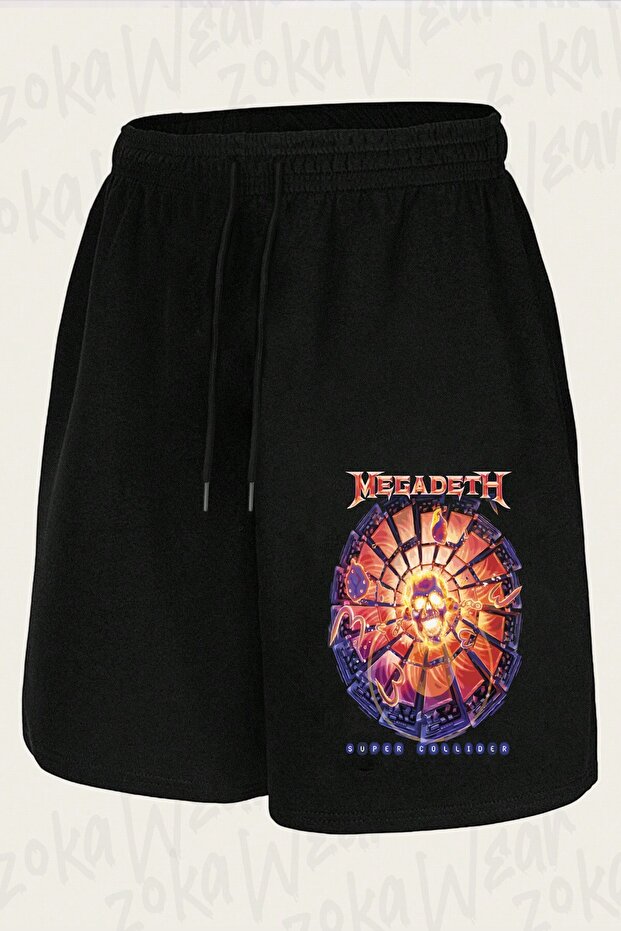 Unisex Megadeth Super Design Printed Shorts