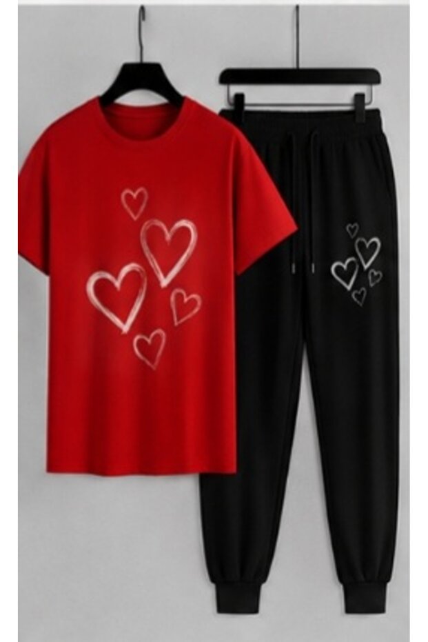 Summer Collection New Arrival T-Shirt & Shorts Set Printed Pattern Lightweight & Cool Fabric for All-Day Comfort