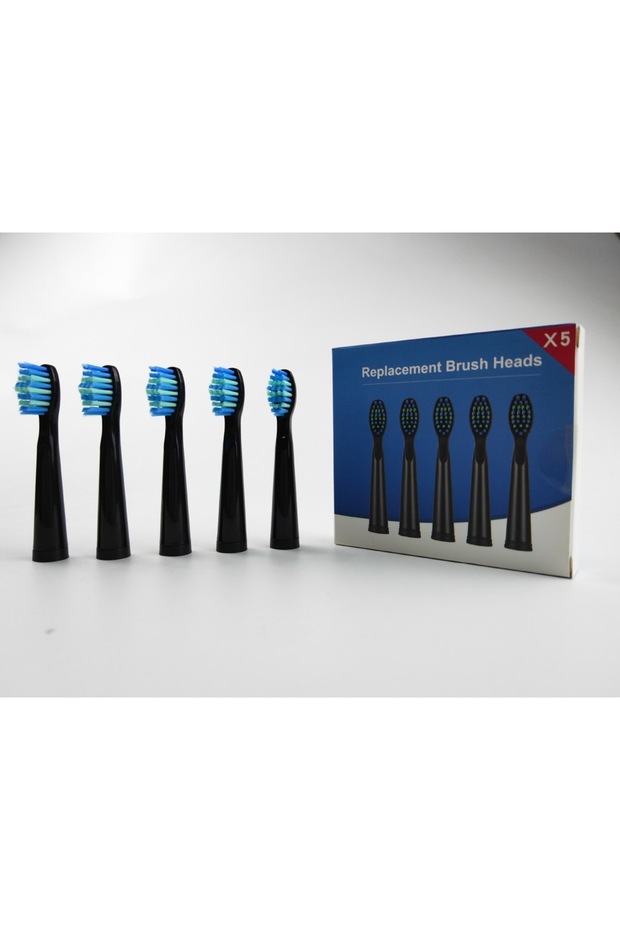 5 Black With Box 5 Pcs/Box Electric Toothbrush Replacement Head For Fairywill FW-507/508/515/551/917