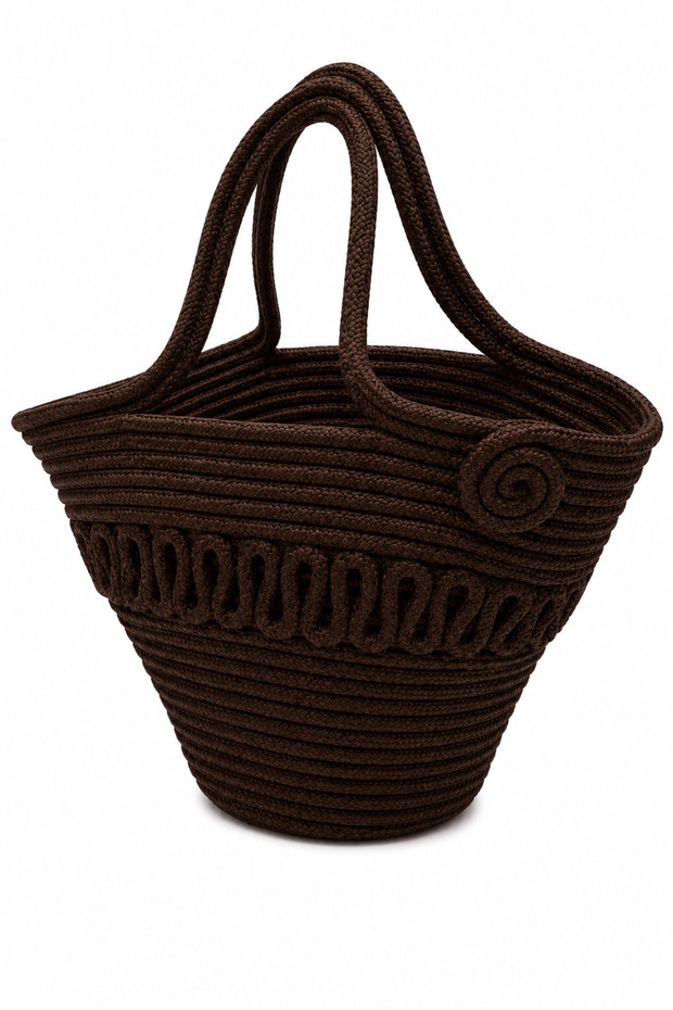 Lidya Stylish Detailed Straw Handbag Natural Weave Summer Beach, Daily Use Suitable Design Bag