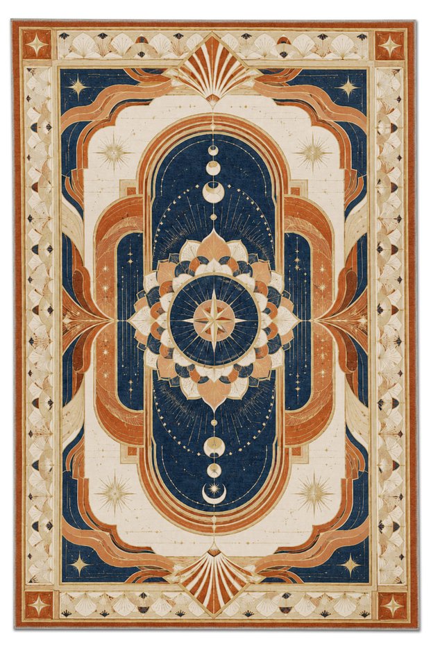 Sdt Mixed Patterned Modern Woven Base Decorative Carpet Sdtamor1127