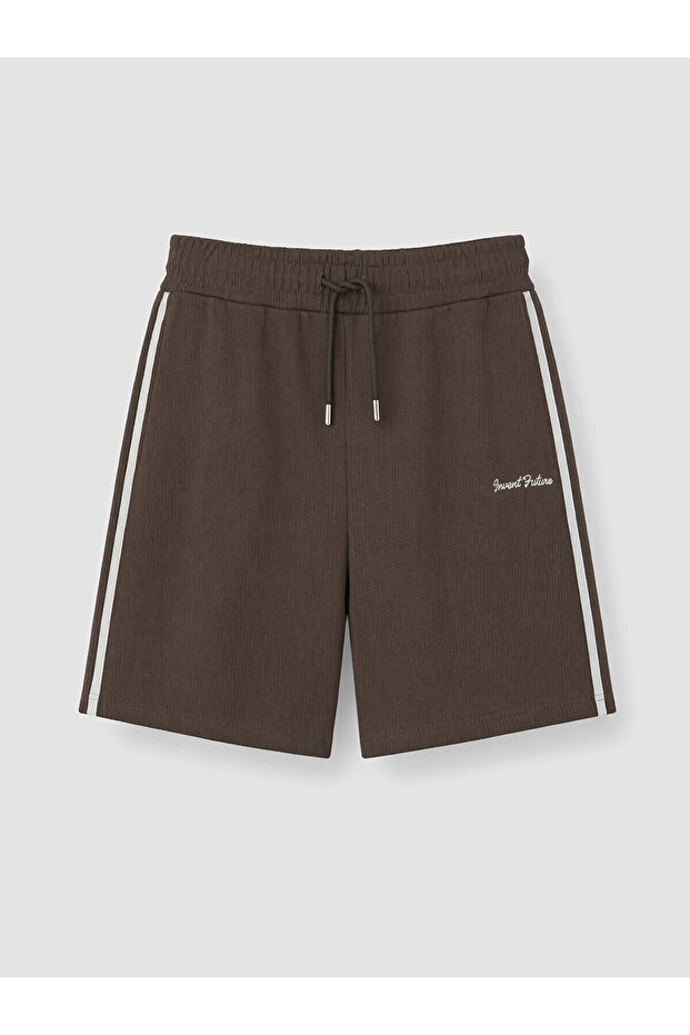 Vizyon New Season Regular Fit Striped Men's Shorts
