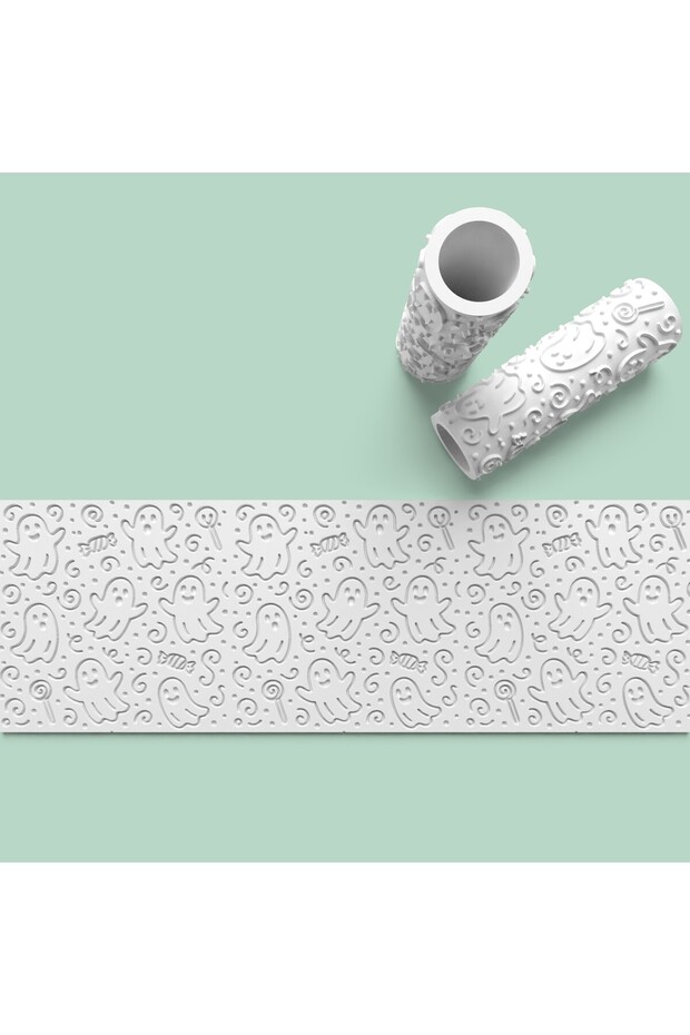 Ceramic Polymer Clay Pattern Maker Roller Cylinder 10 cm Length 0957-3