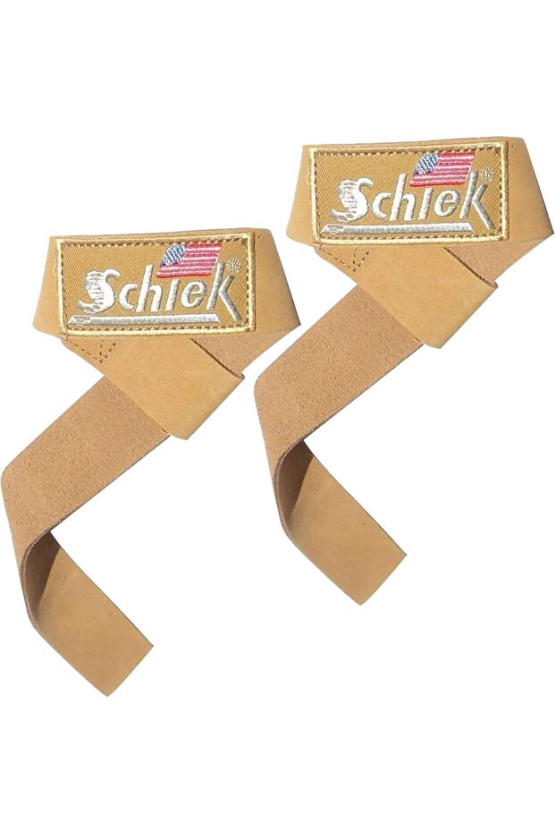 Sports Model 1000LLS Leather Weight Lifting Straps
