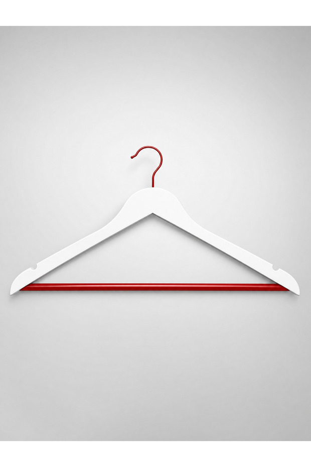 10 Colorful Wooden Hangers