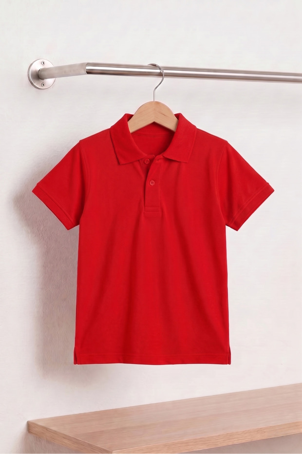 Children's Unisex Poloyaka Short Sleeve School T-Shirt (Back to School)-Ncr