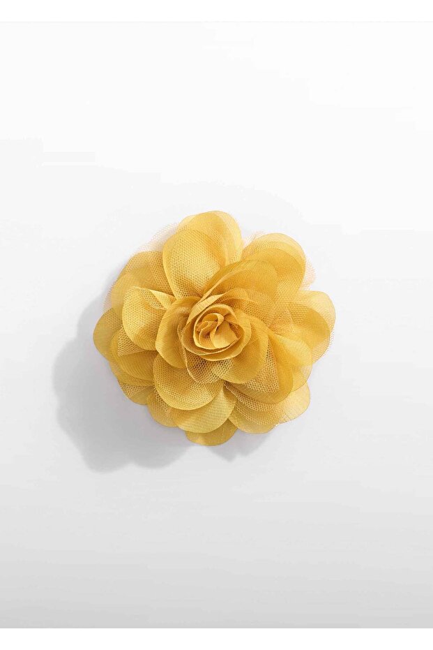 Mayoral Abel Lula Girl's Large Floral Buckle Yellow